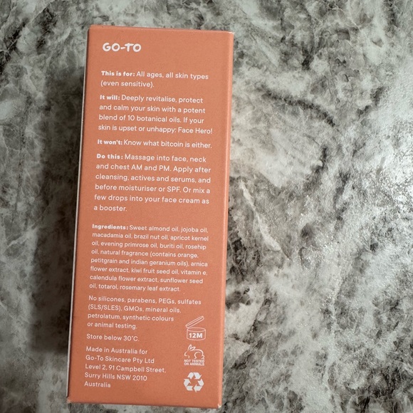 Go-To Skincare Face Hero oil - Picture 2 of 4